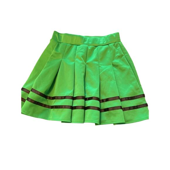 NWT Spencer's Adult Green Pleated St. Patrick's Day Skirt size Medium - Picture 2 of 7